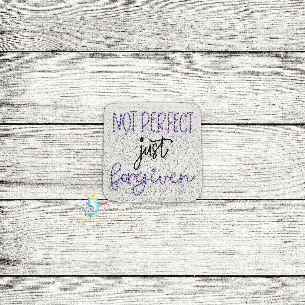 Not Perfect Feltie Digital Embroidery Design File