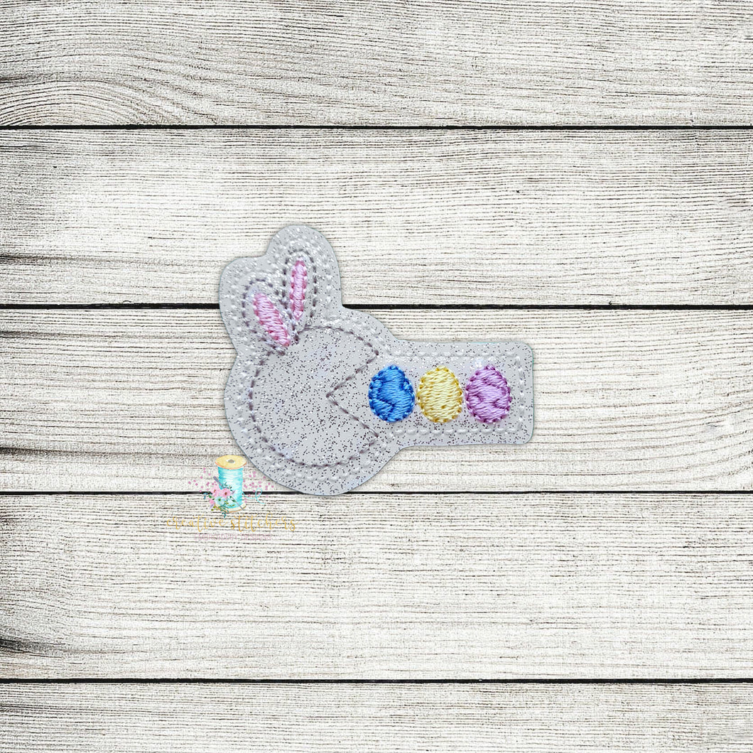 Pac Bunny Feltie Digital Embroidery Design File