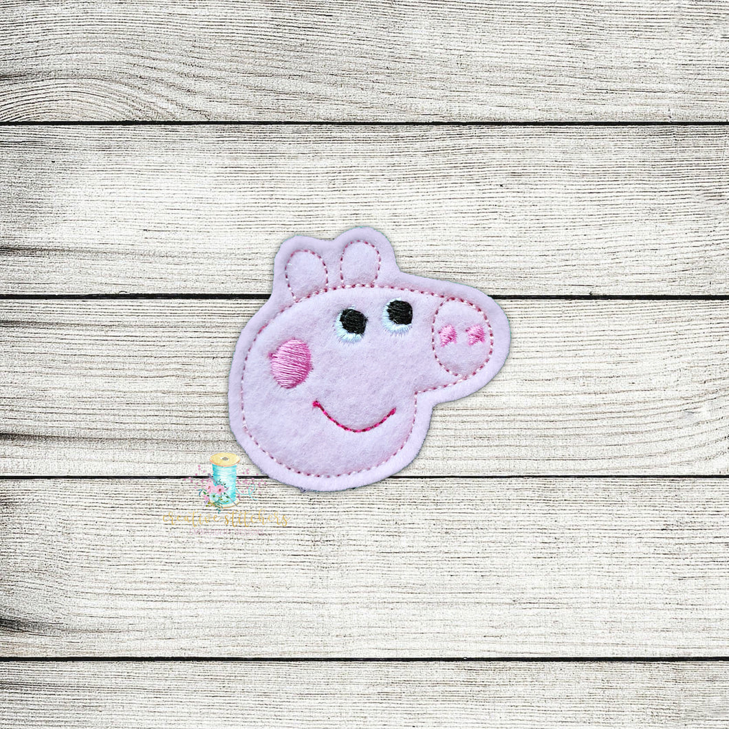 Pe Pig Feltie Digital Embroidery Design File