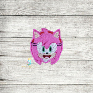 Pink Hedgie Feltie Digital Embroidery Design File