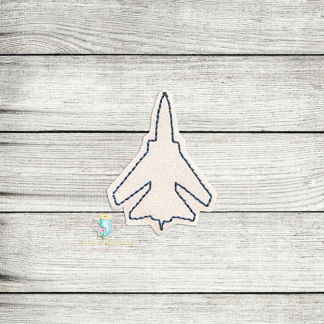 Plane Feltie Digital Embroidery Design File