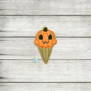 Pumpkin Cone Feltie Digital Embroidery Design File