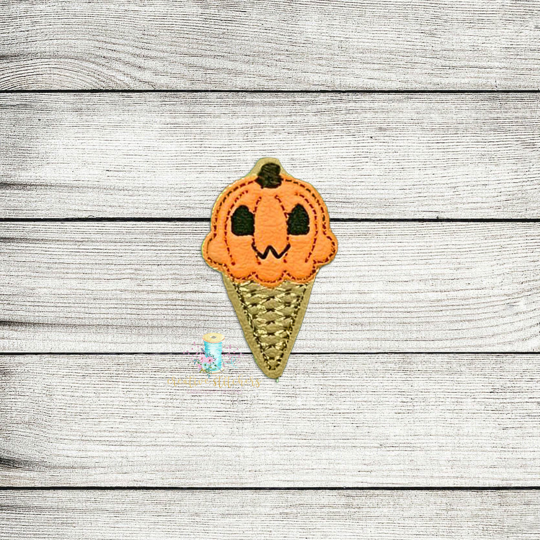 Pumpkin Cone Feltie Digital Embroidery Design File