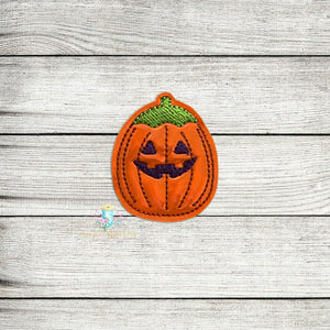 Pumpkin Skeezmellow Feltie Digital Embroidery Design File