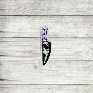 Scream Knife Feltie Digital Embroidery Design File