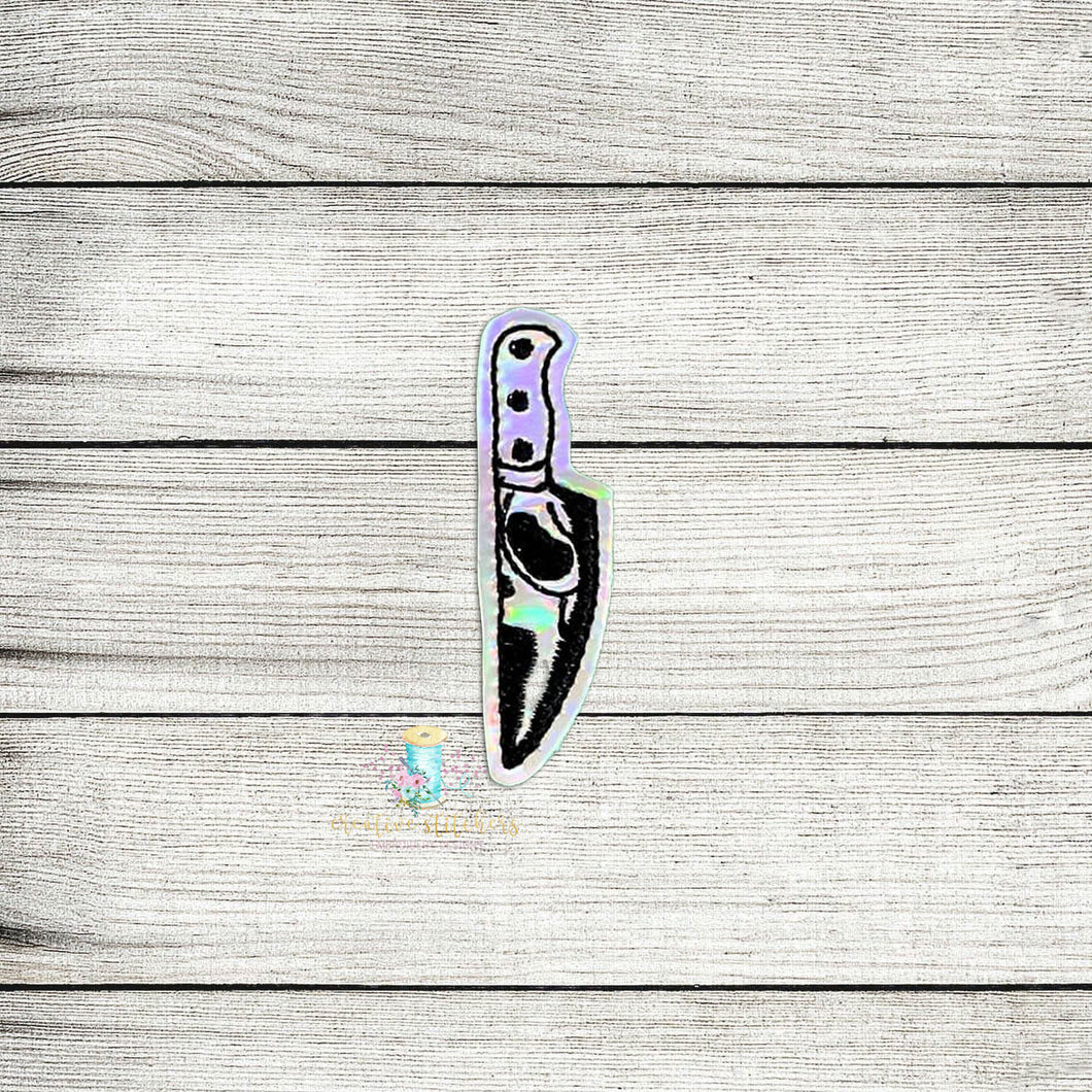 Scream Knife Feltie Digital Embroidery Design File
