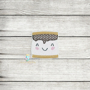Stacked Smores Feltie Digital Embroidery Design File