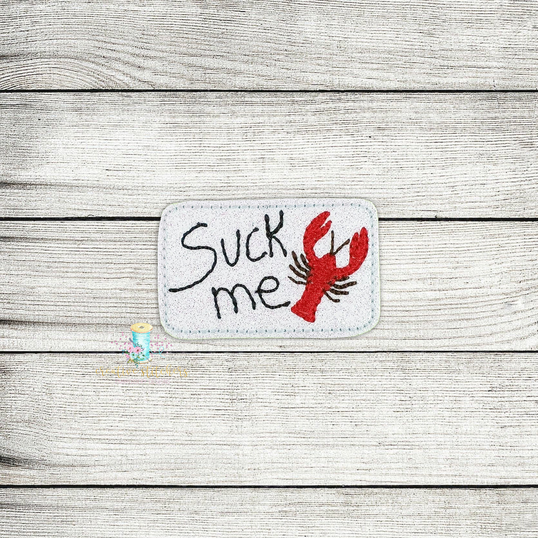 Suck Me Feltie Digital Embroidery Design File