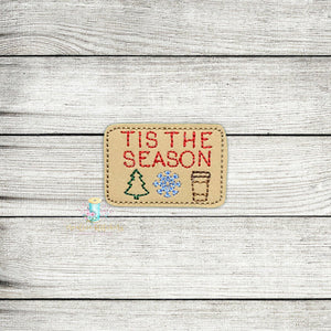 Tis The Season Feltie Digital Embroidery Design File