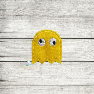 Yellow Ghost Feltie Digital Embroidery Design File