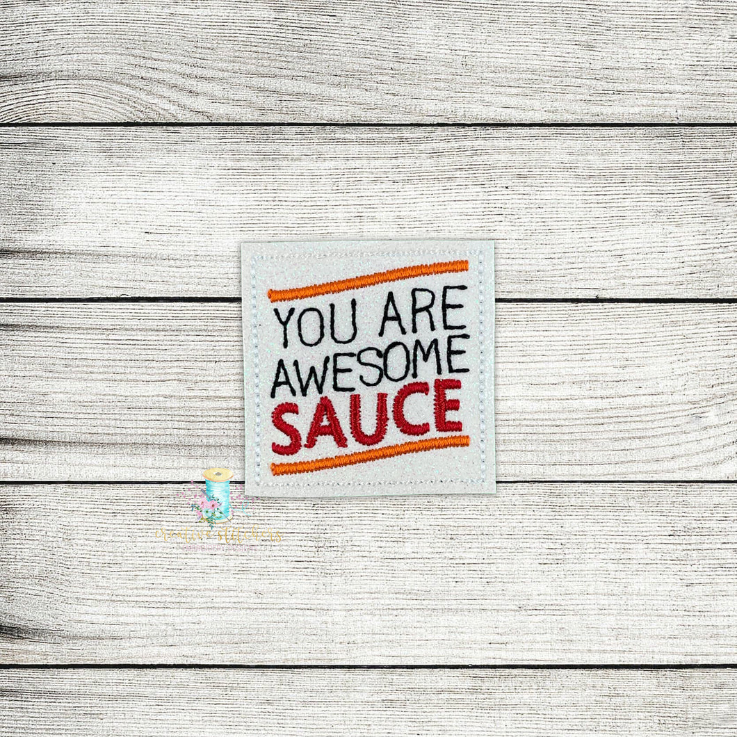 You Are Awesome Feltie Digital Embroidery Design File